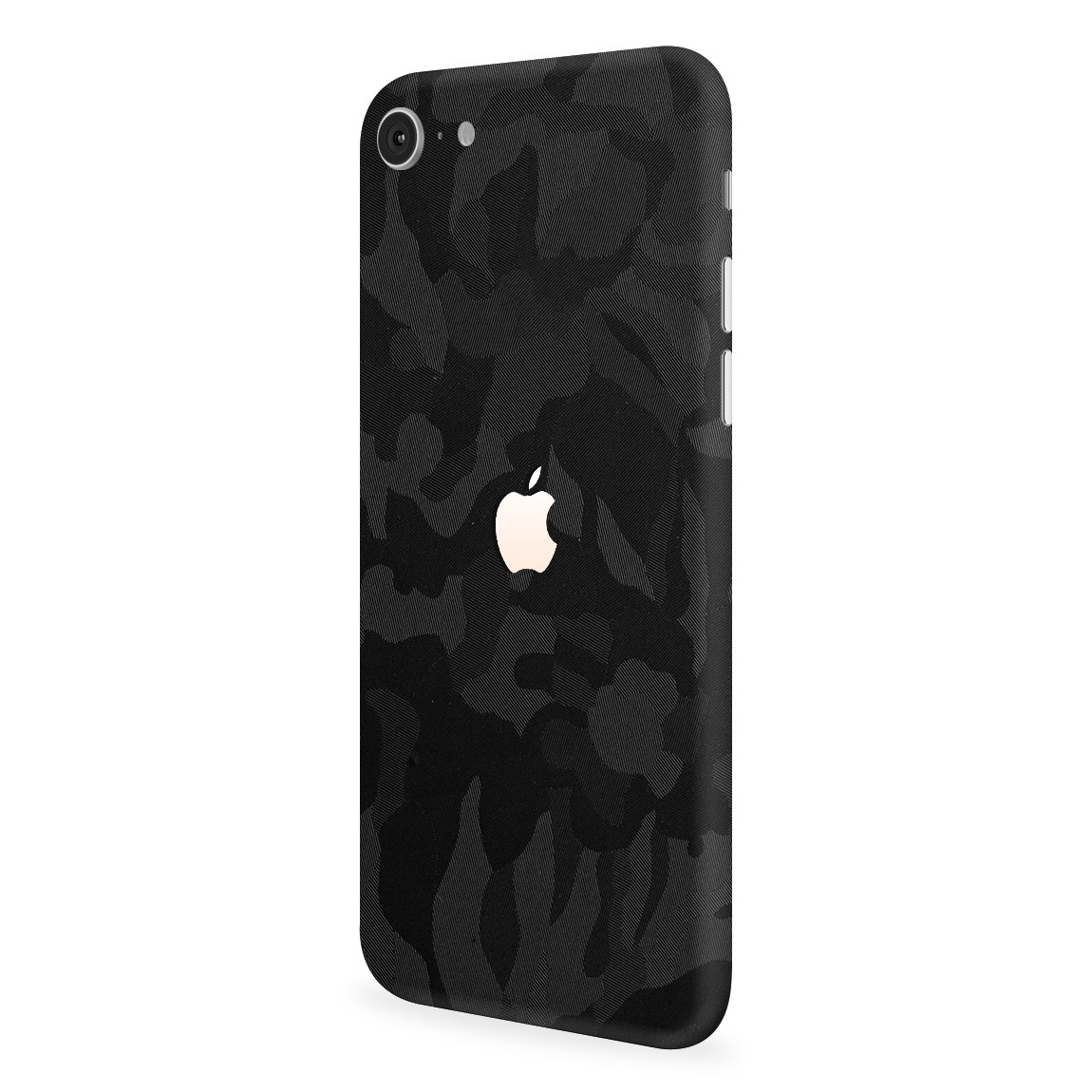 iPhone SE 2020 / 2022 Kaplama Siyah Kamuflaj