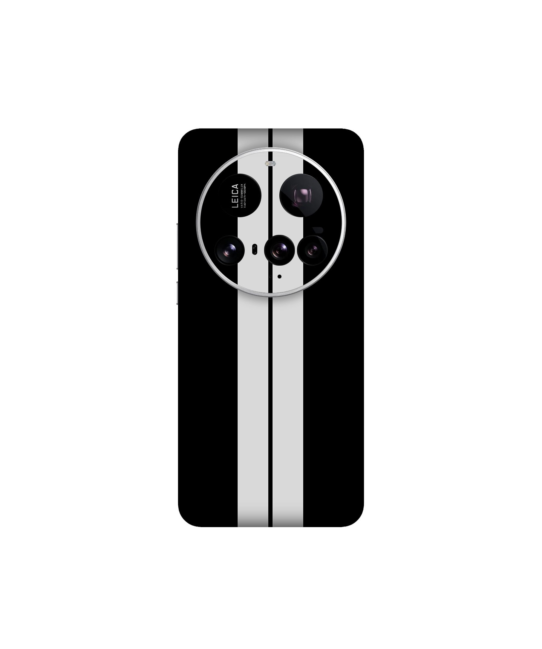 Xiaomi 15 Ultra Kaplama Siyah Çift Beyaz Şerit
