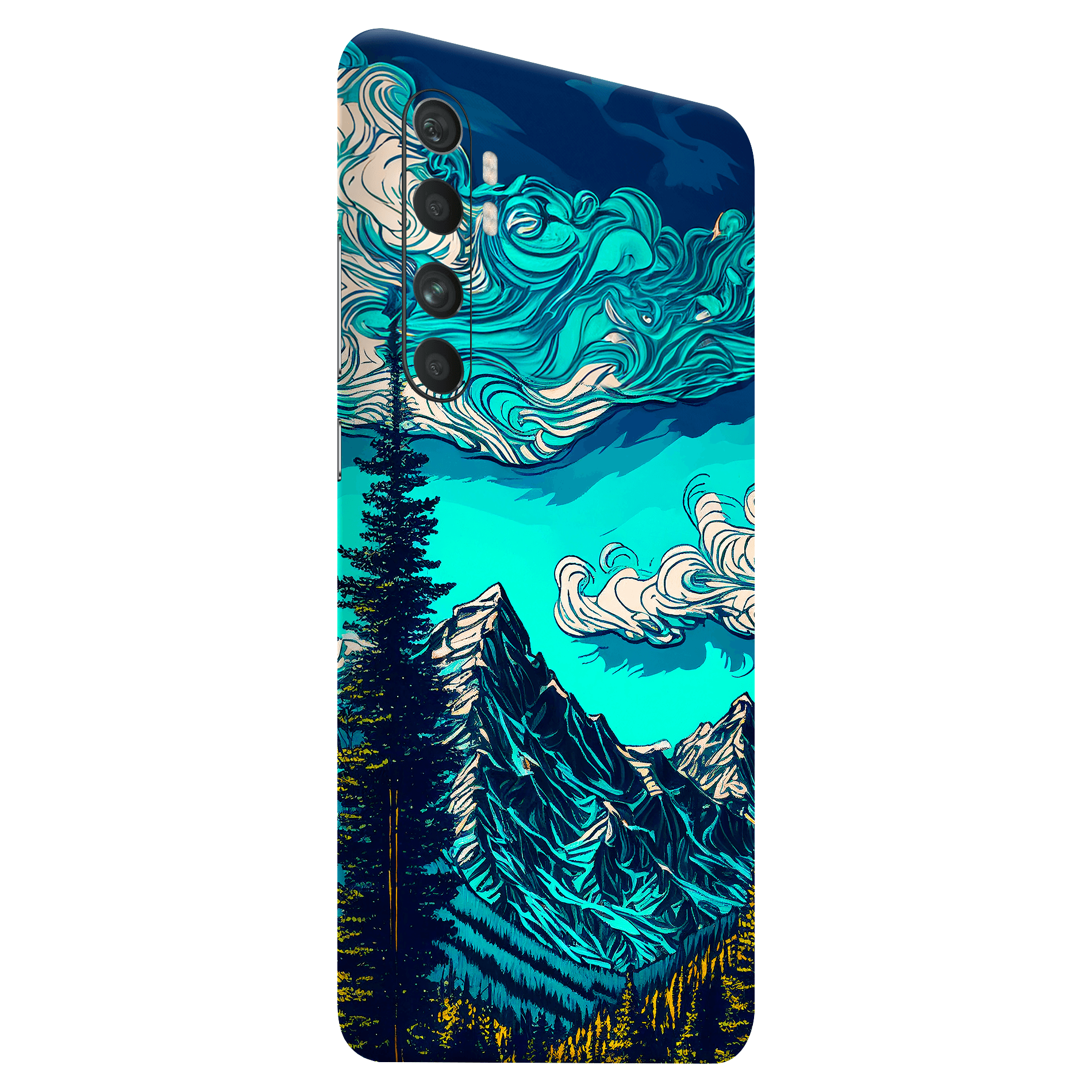 Xiaomi Mi Note 10 Lite Kaplama Doğanın Mavisi