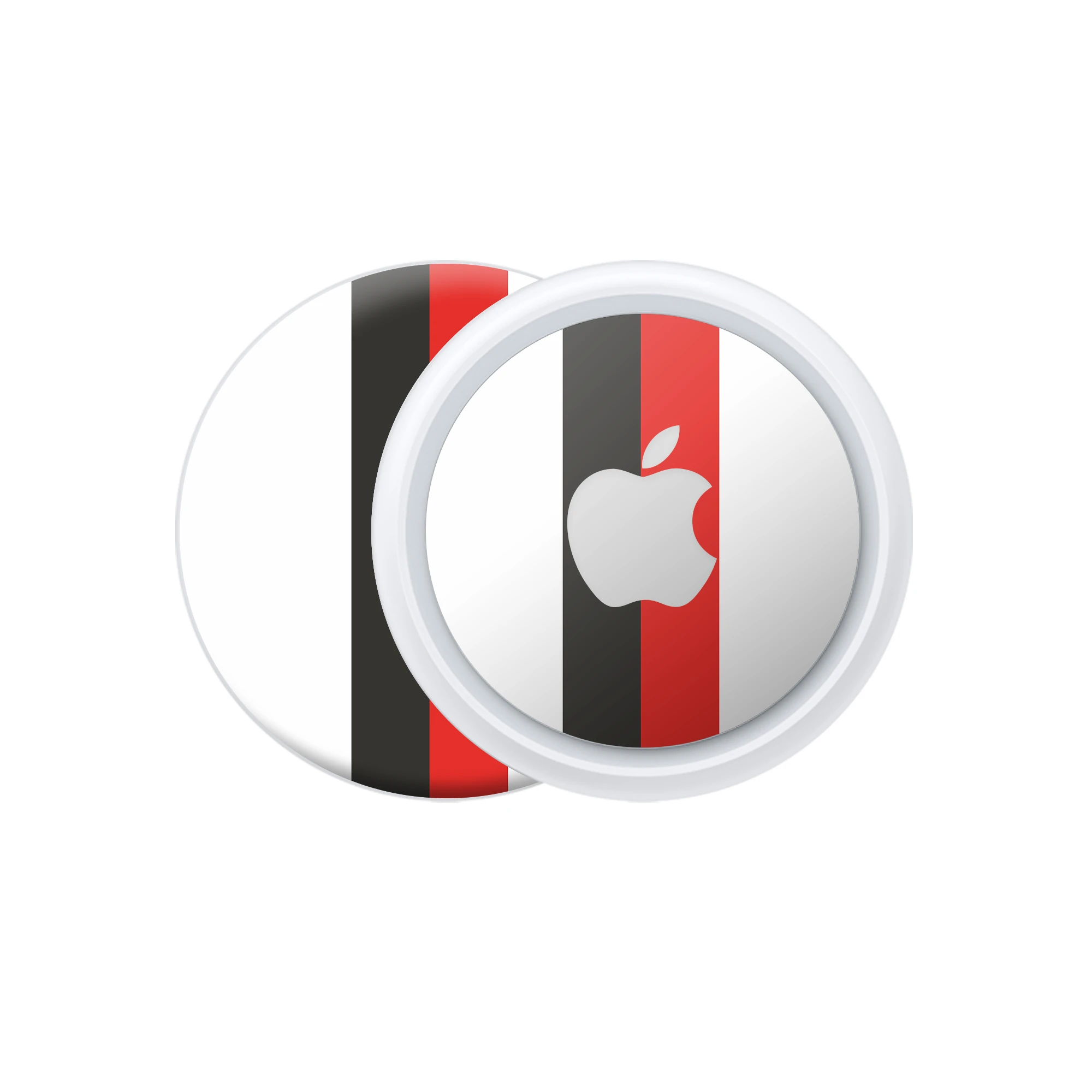 Apple Airtag Kaplama Siyah Beyaz Kırmızı