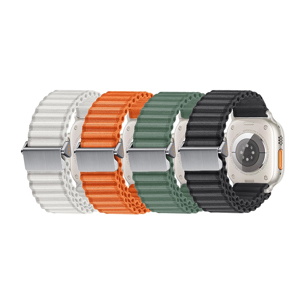 Watch 44mm KRD-123 Naylon Kumaş Hasır Örgülü Kordon