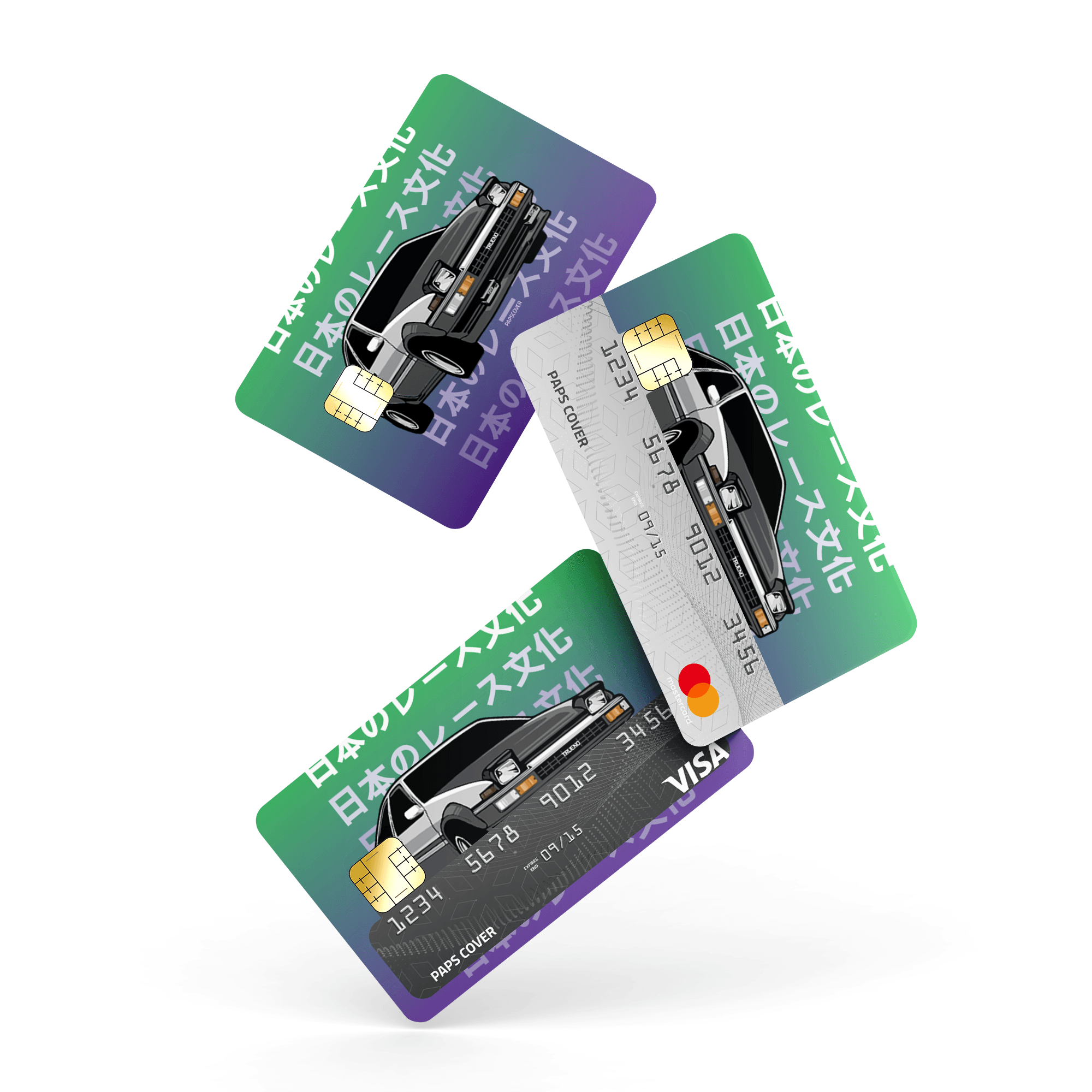 Kredi Kartı Kaplama / Sticker - Hachi Roku AE86 JDM