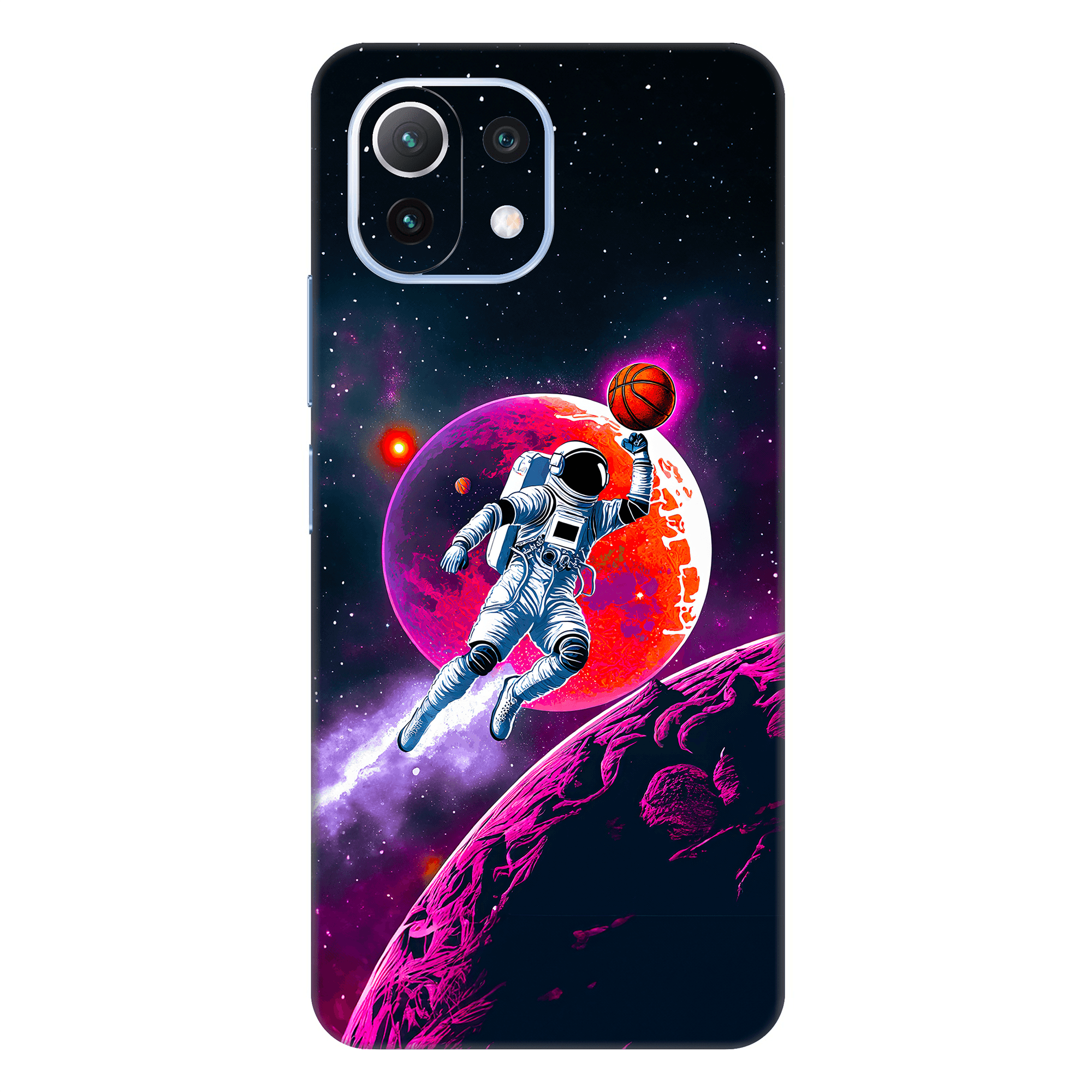 Xiaomi Mi 11 Lite Kaplama Basketbolcu Astronot