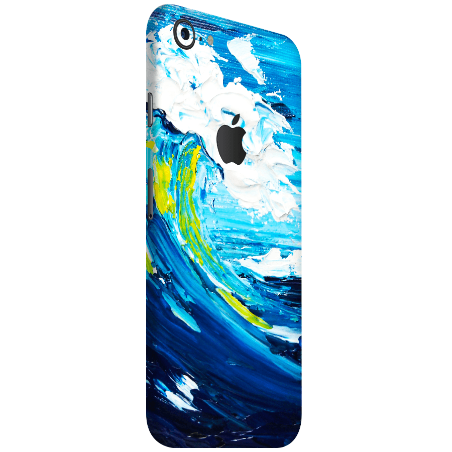 iPhone 7 Kaplama Yağlı Boya Dalgalar