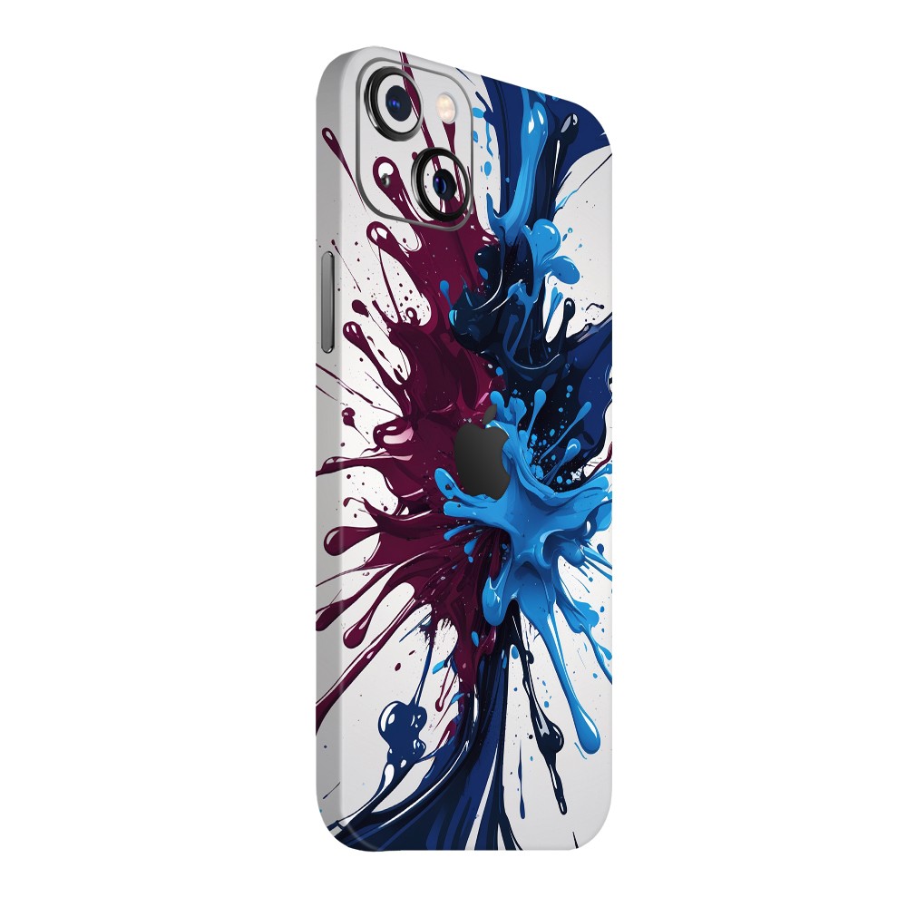iPhone 14 Plus Kaplama Bordo Mavi Boya