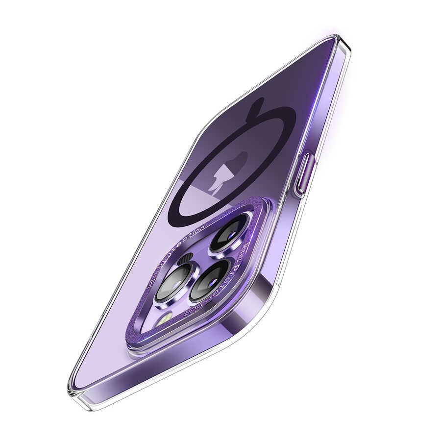 iPhone 14 Pro Kılıf M-safe Şarj Özellikli Sert PC Fuya