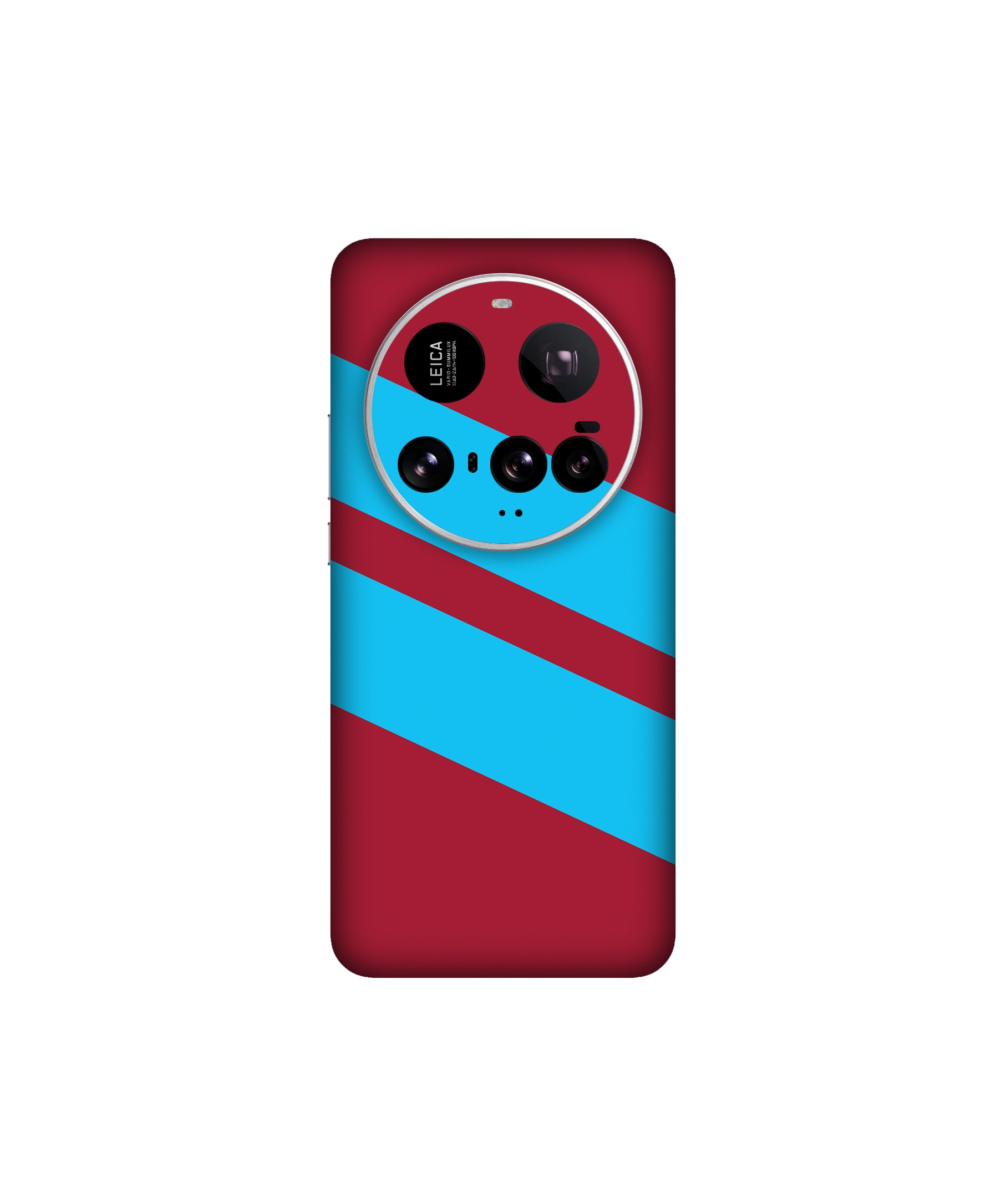Xiaomi 15 Ultra Kaplama Bordo Mavi Şerit