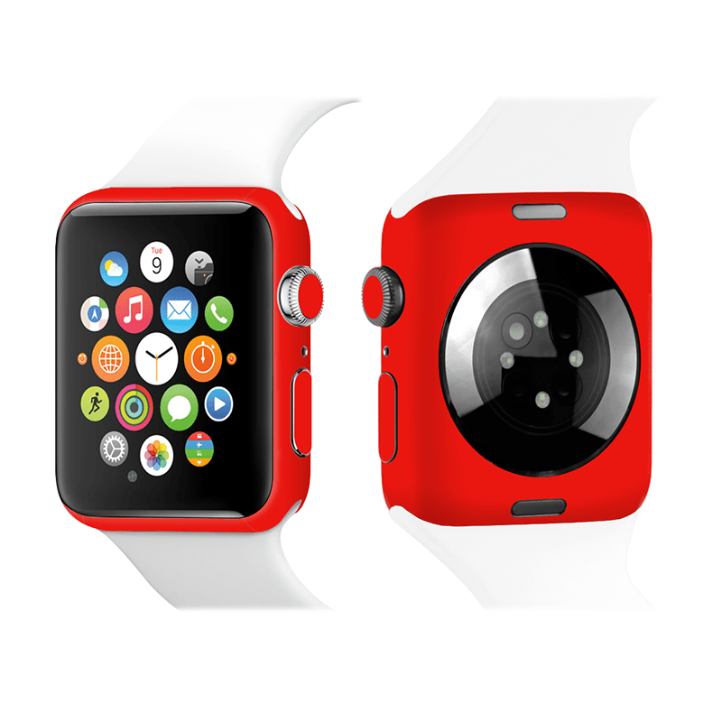 Apple Watch Kaplama Mat Kırmızı