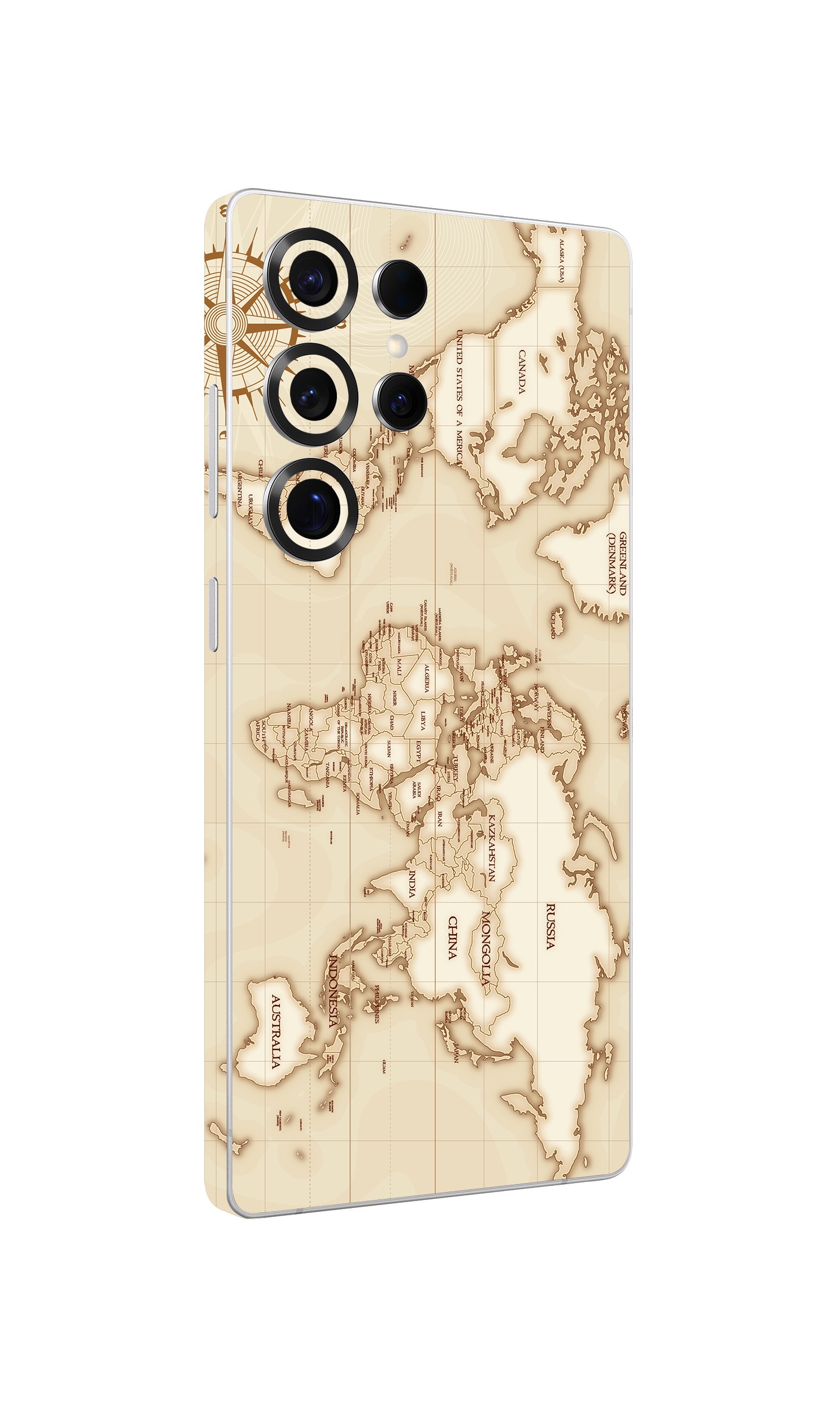 Samsung S25 Ultra Kaplama Retro Atlas