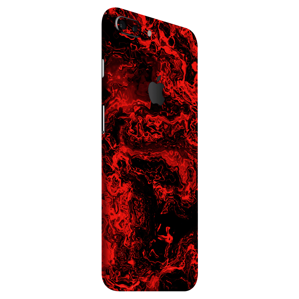 iPhone 7 Plus Kaplama Mistik Kırmızı Alev