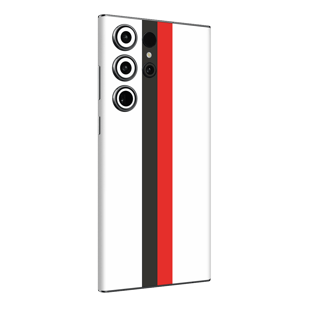 Samsung S23 Ultra Kaplama Siyah Beyaz Kırmızı