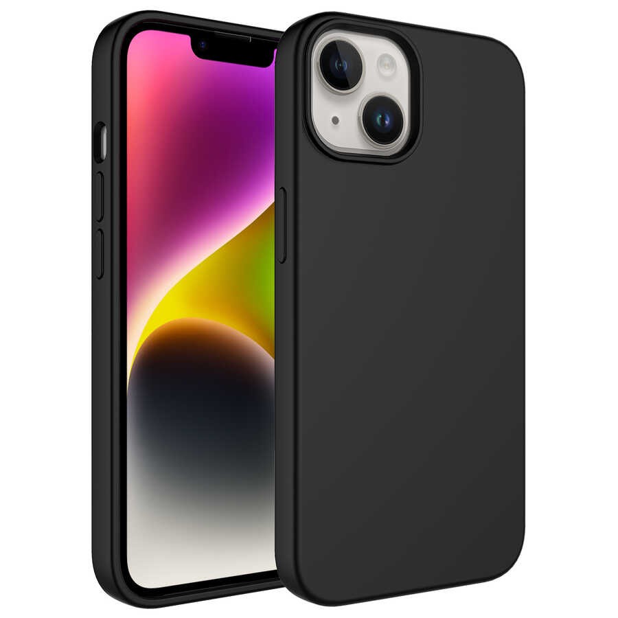 iPhone 14 Plus Kılıf Sıvı Teknolojili Silinebilir Sert Kivi