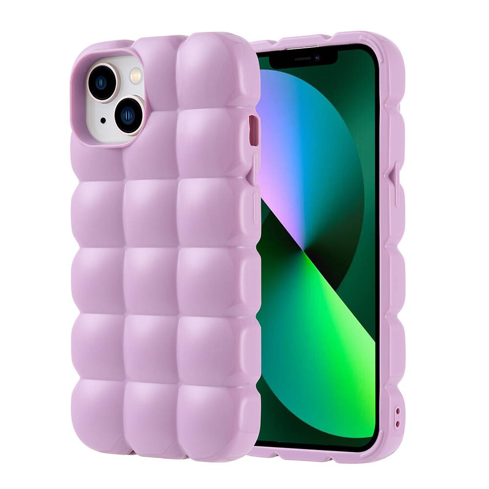 iPhone 13 Kılıf Parlak Esnek Silikon Dom Dom