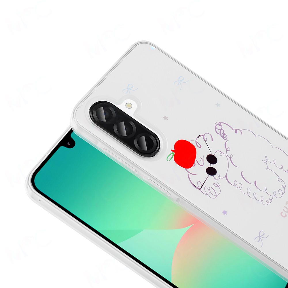 Galaxy A26 Kılıf Şeffaf Figürlü Zore Folk Sert Kapak
