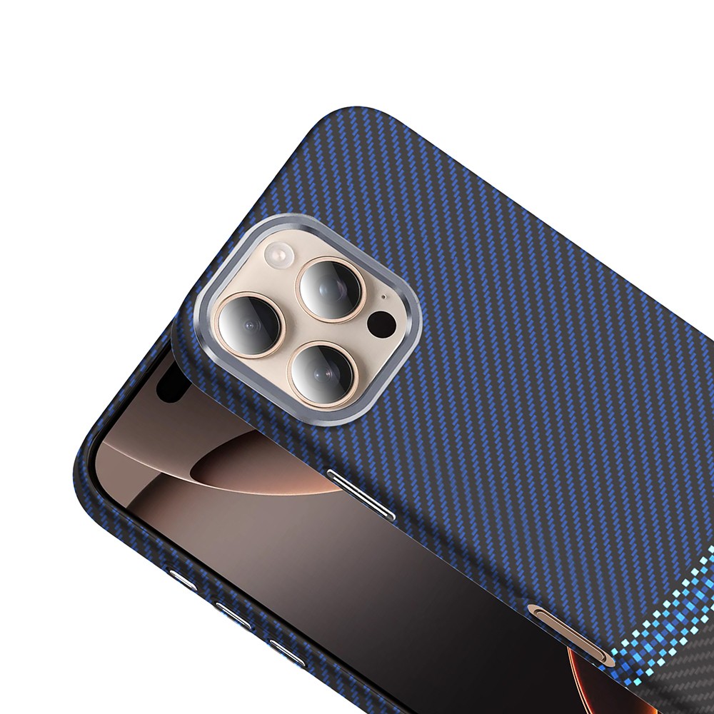 iPhone 16 Pro Max Kılıf Karbon Fiber M-safe