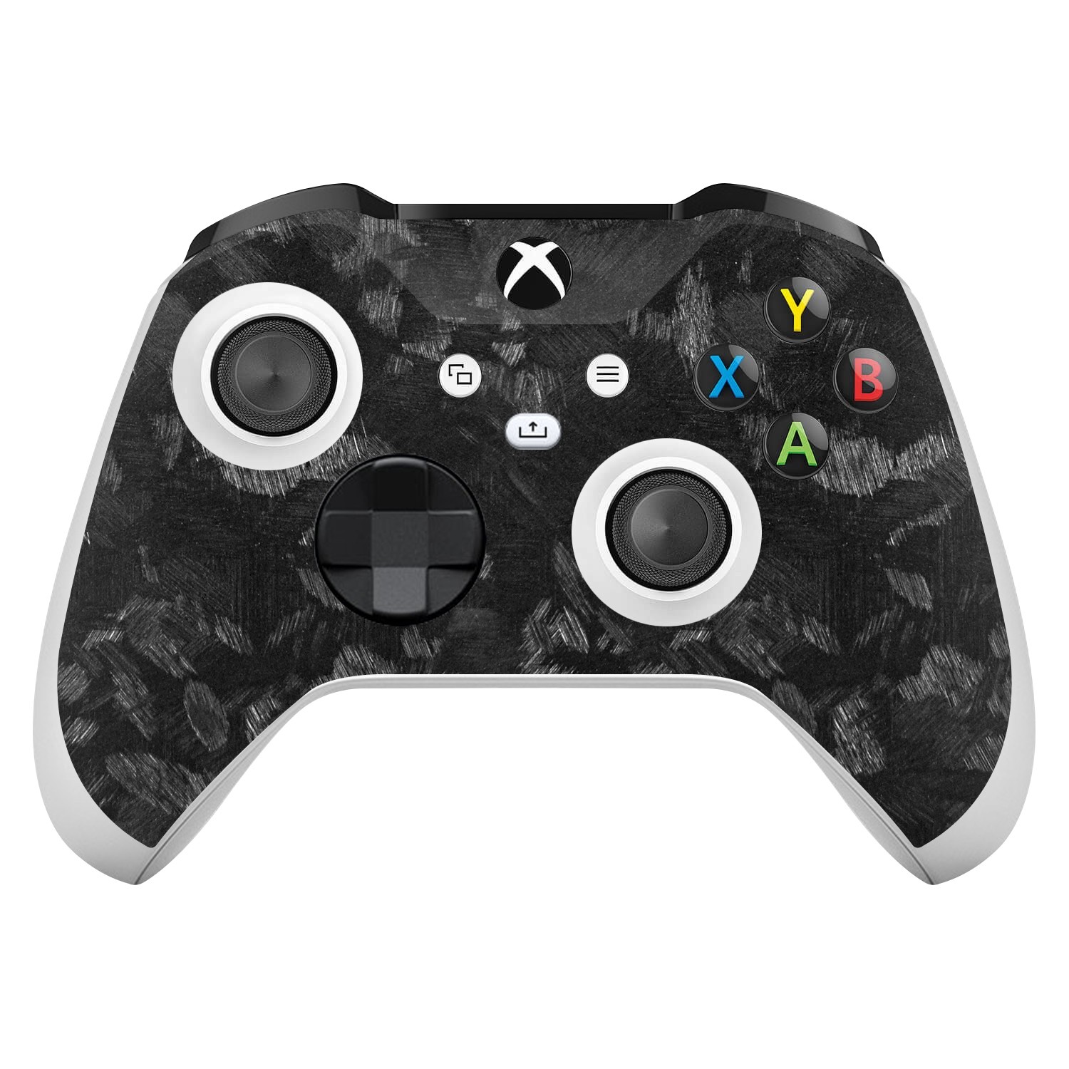 Xbox Series X / S Controller Kaplama İşlenmiş Siyah Karbon