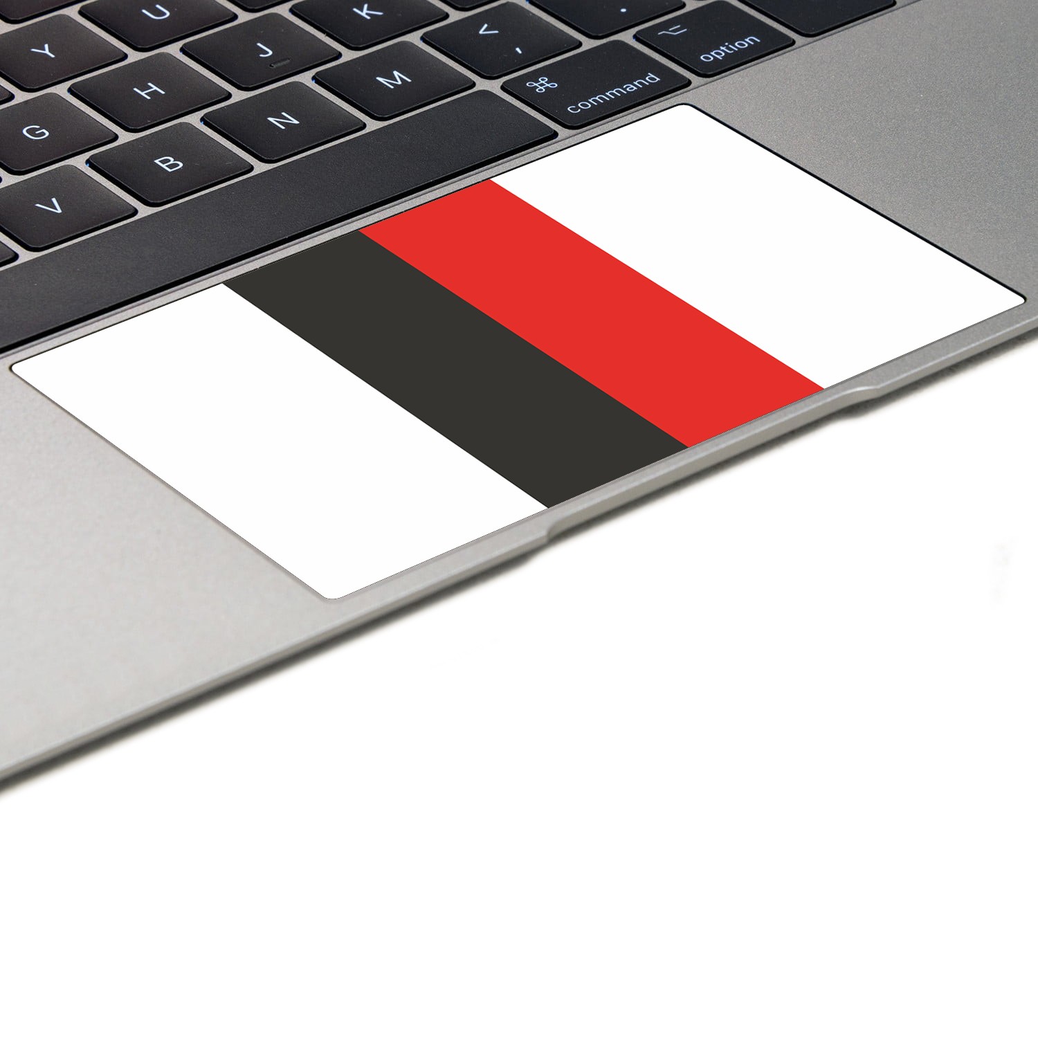 MacBook Pro 13" (2022 M2) Kaplama - Siyah Beyaz Kırmızı