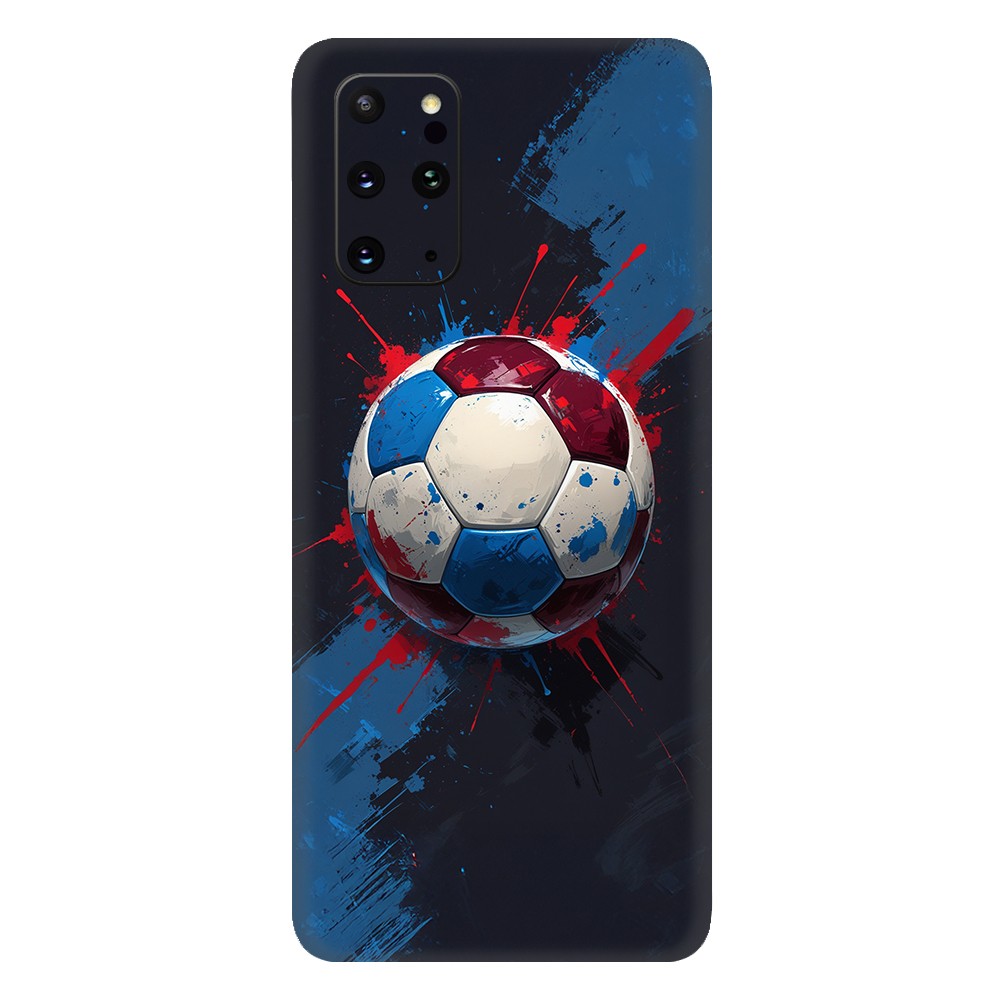 Samsung S20 Plus Kaplama Bordo Mavi Top