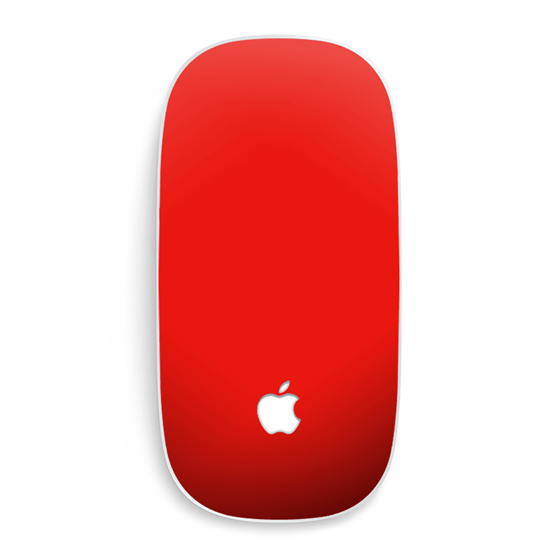Apple Magic Mouse 1/2 Kaplama Mat Kırmızı