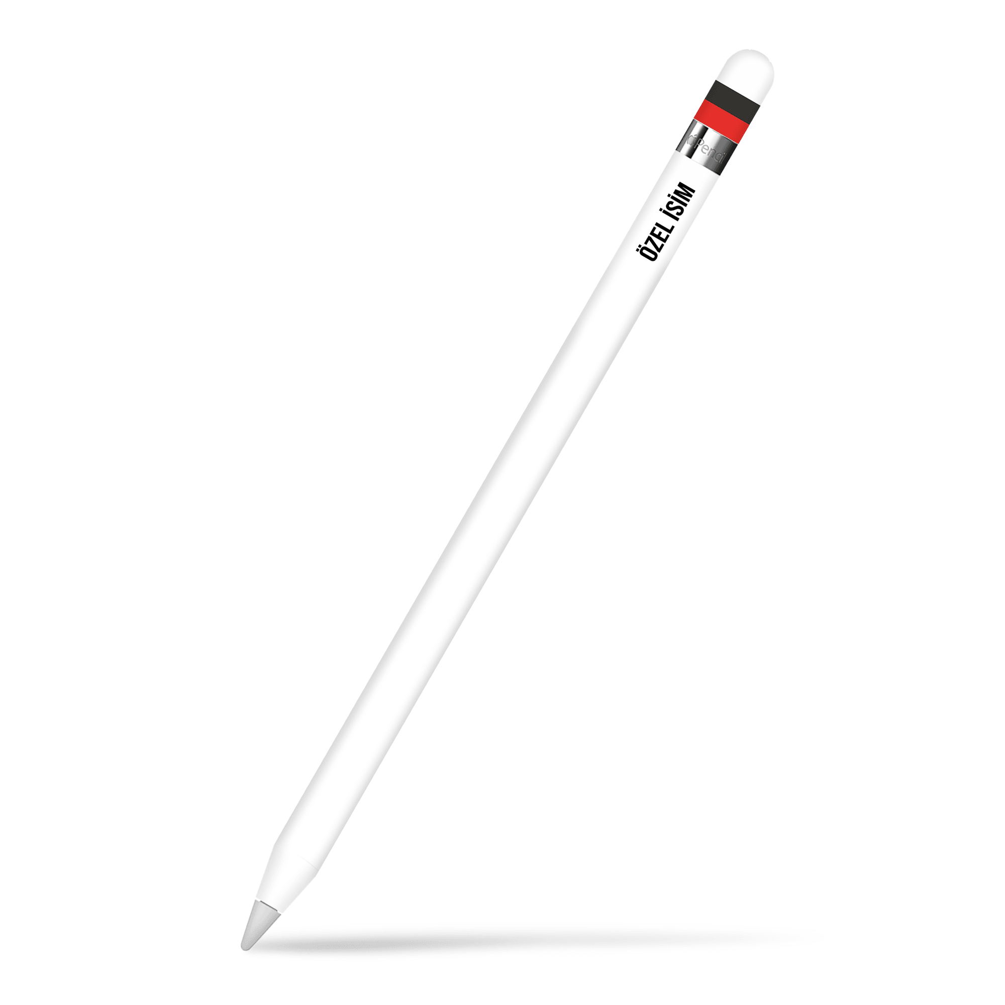 Apple Pencil Kaplama Siyah Beyaz Kırmızı