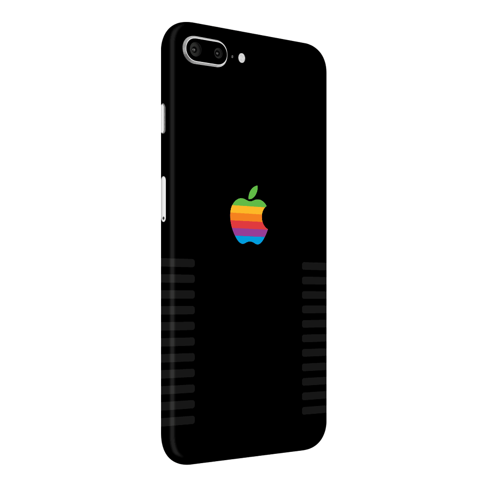 iPhone 8 Plus Kaplama Siyah Retro Apple