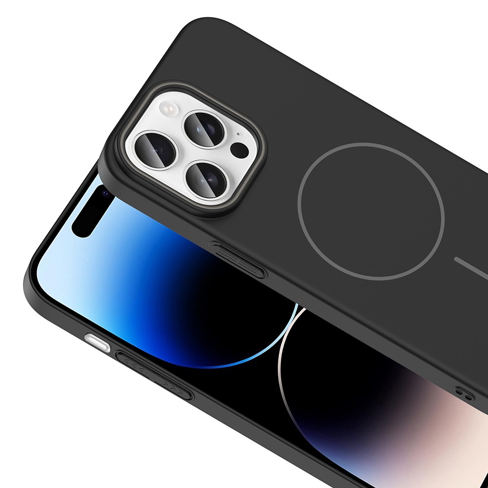 iPhone 14 Pro Max Kılıf M-safe Şarj Özellikli Ruby Sert