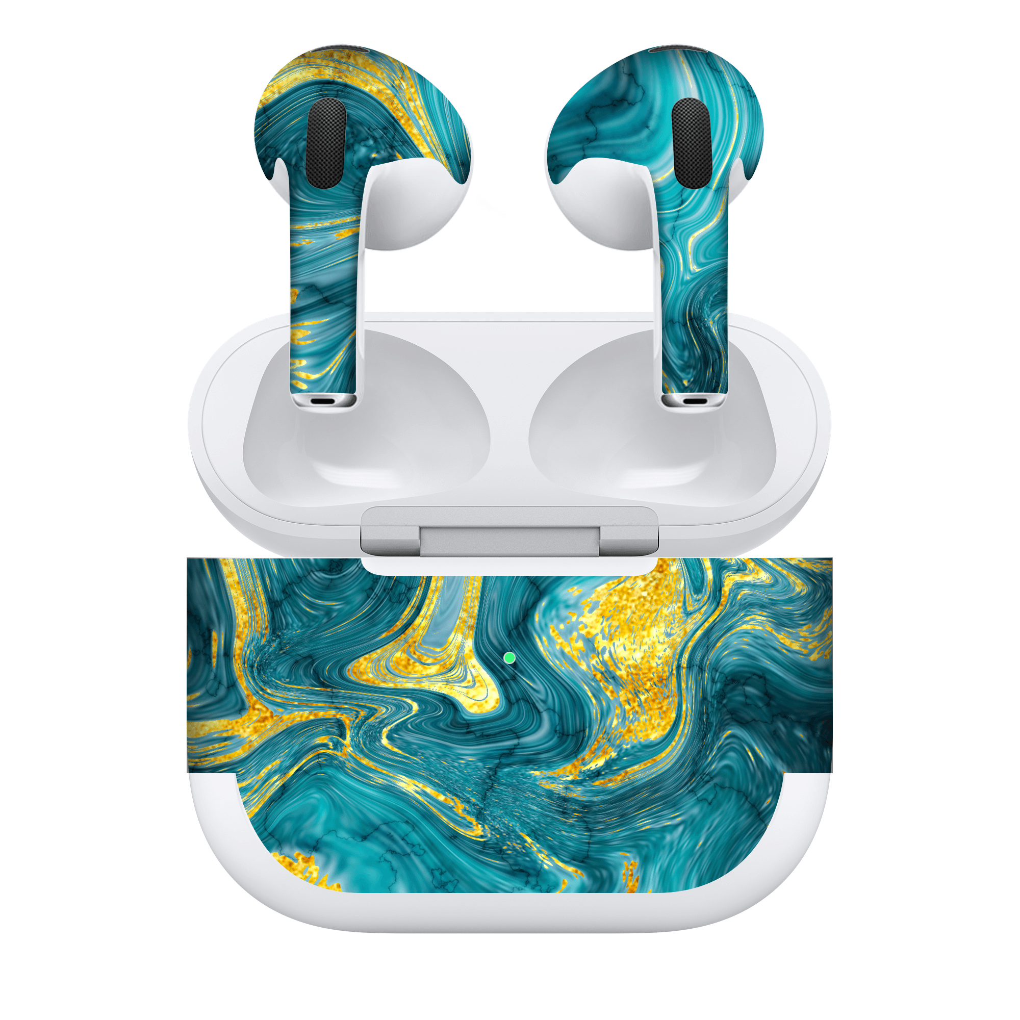 AirPods 3 Skin Mystic Turquoise Wave