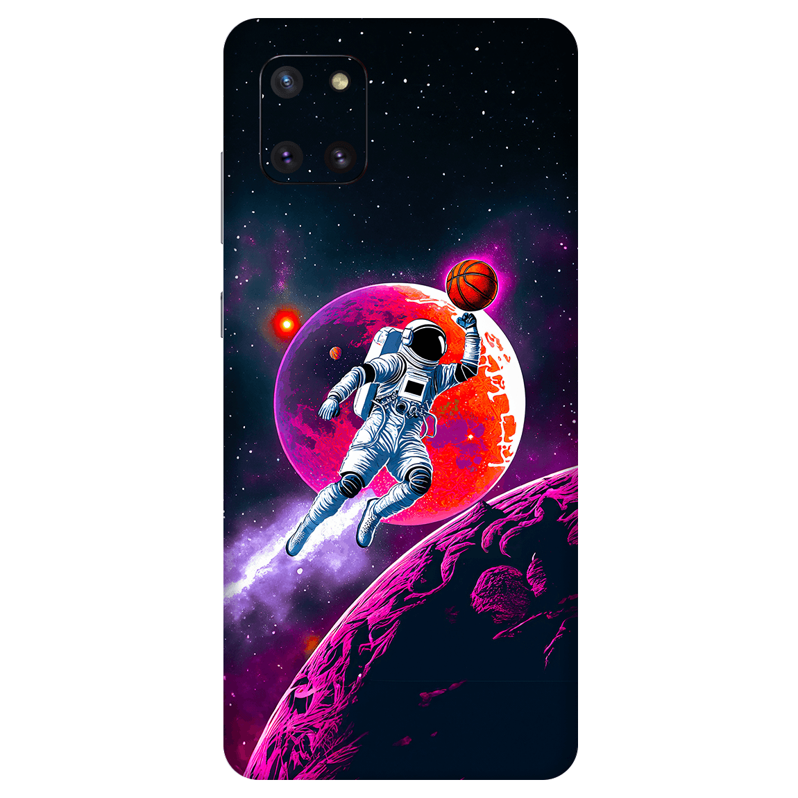 Samsung Note 10 Lite Kaplama Basketbolcu Astronot