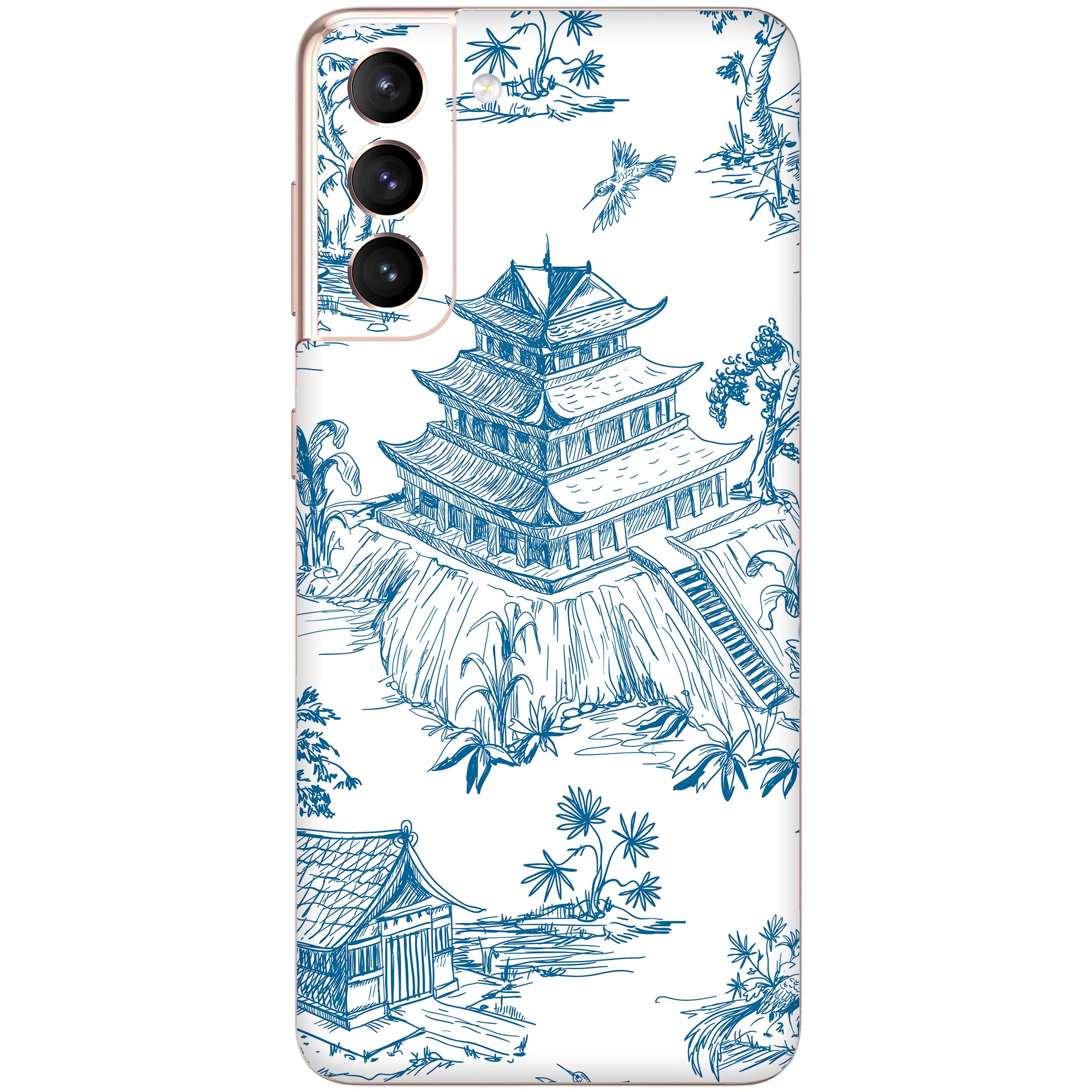 Samsung S21 Kaplama Mavi Asya