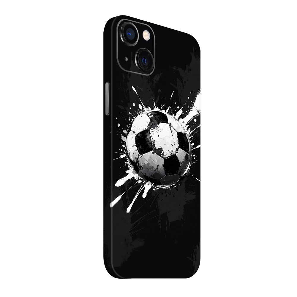 iPhone 15 Kaplama Siyah Beyaz Top