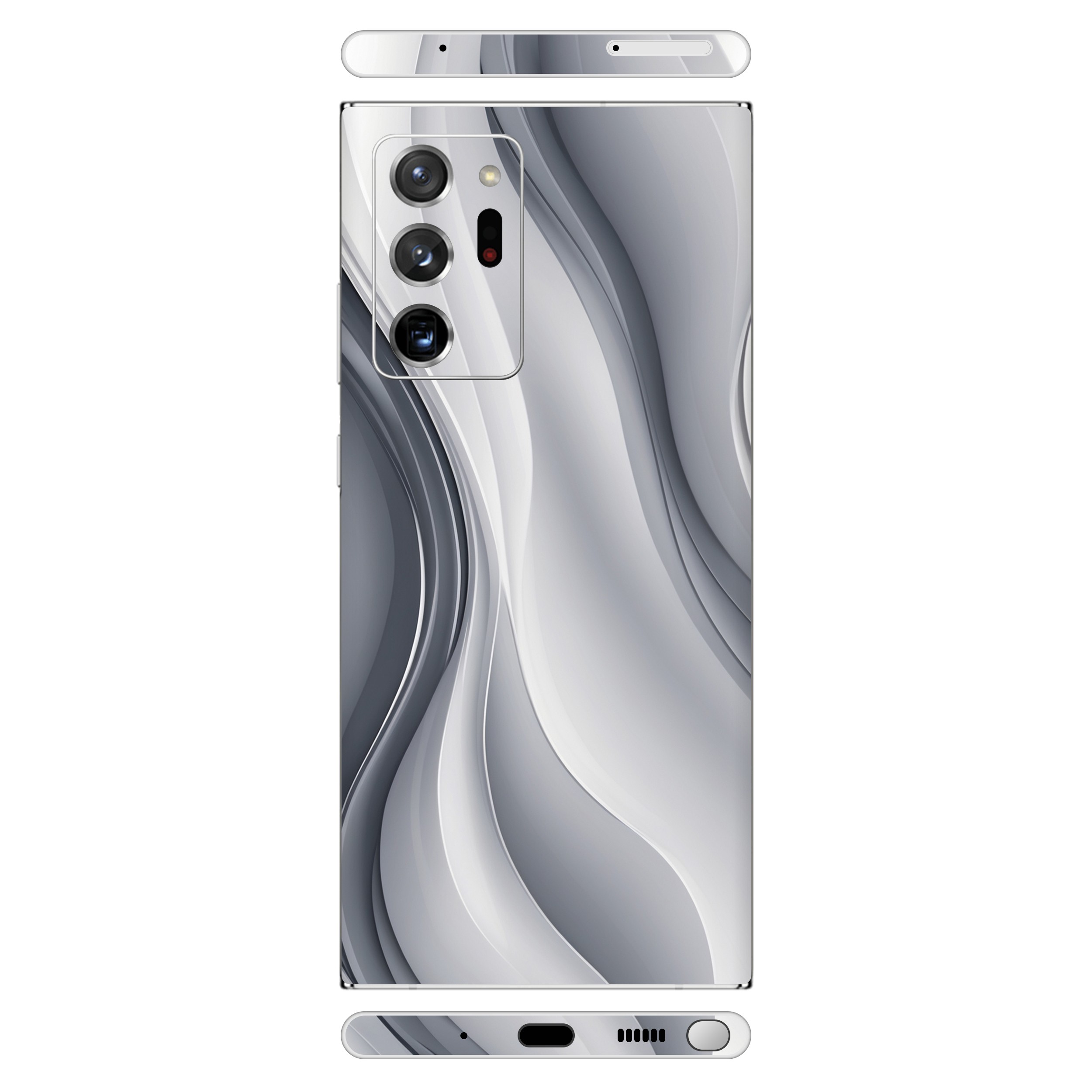 Samsung Note 20 Ultra Kaplama Krom Dalga