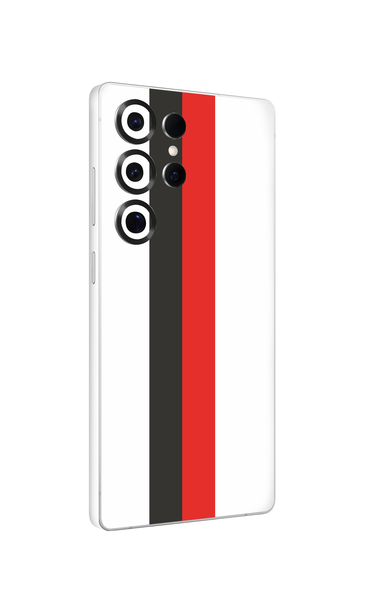 Samsung S25 Ultra Kaplama Siyah Beyaz Kırmızı