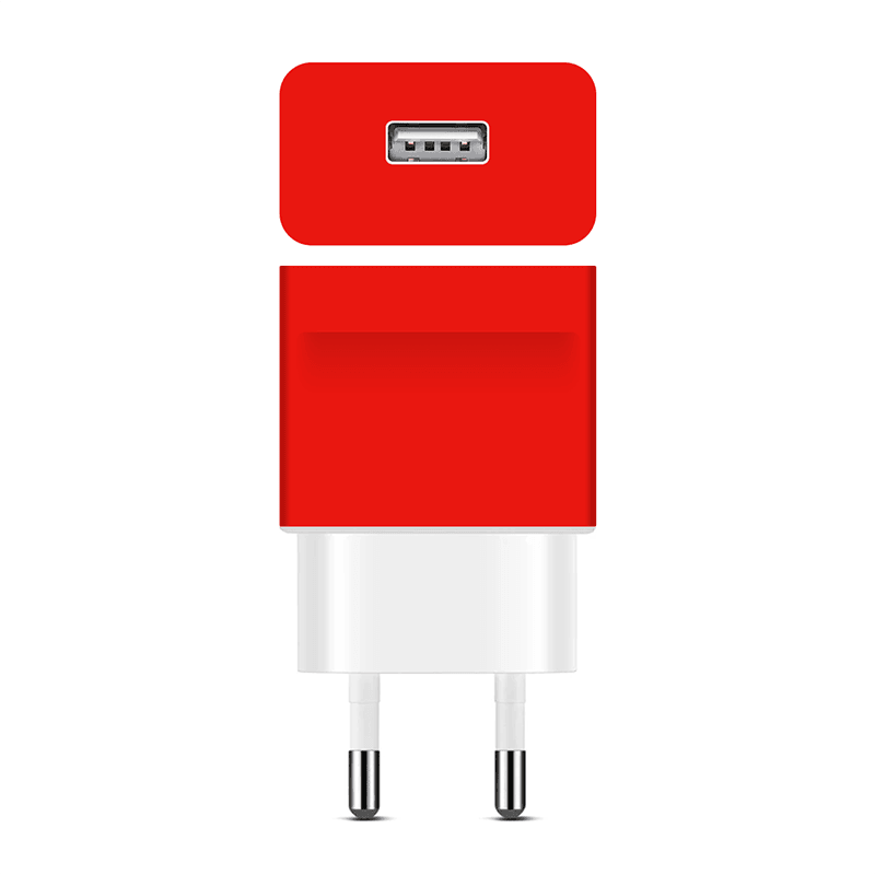 Huawei 18w Şarj Aleti Kaplama Mat Kırmızı