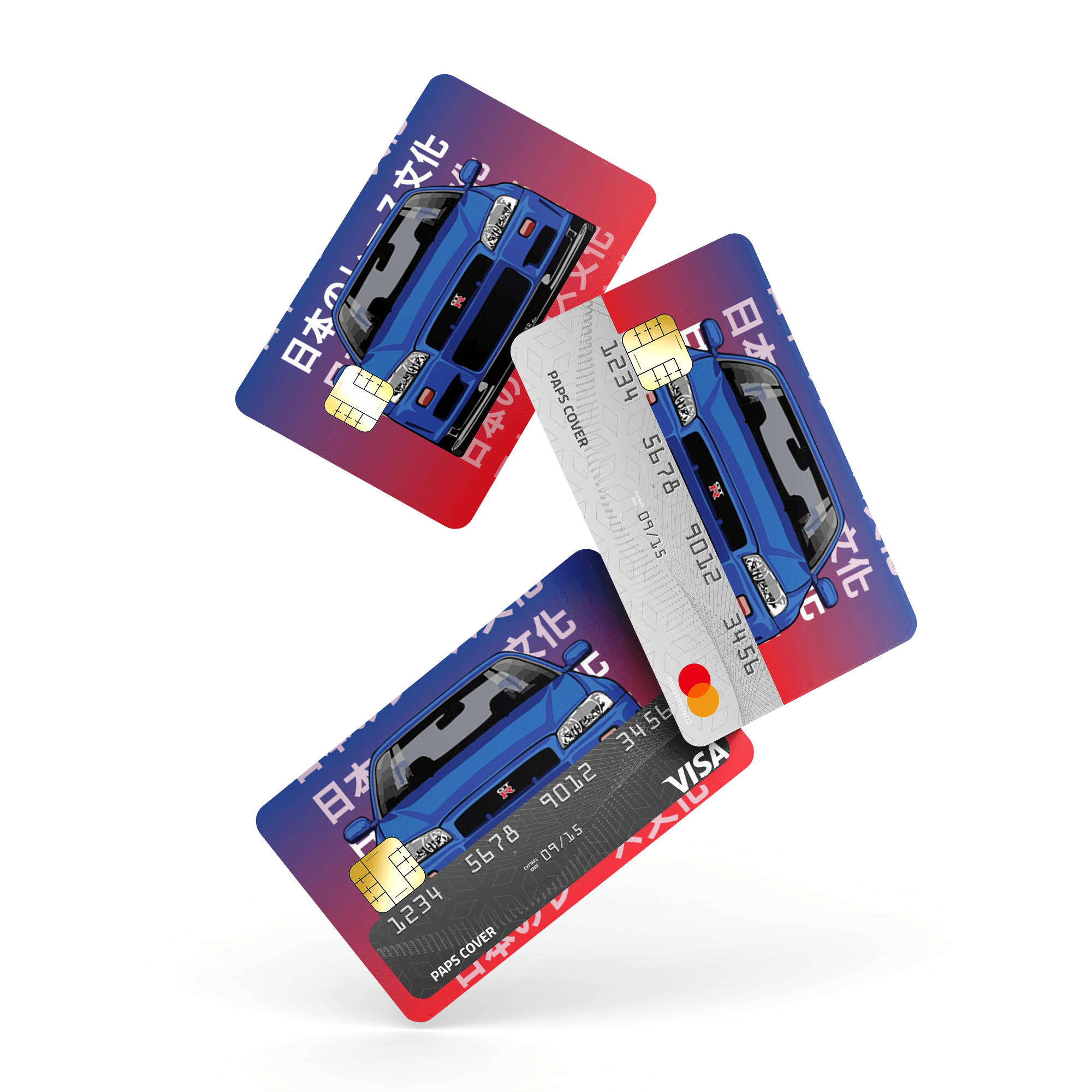 Kredi Kartı Kaplama / Sticker - Skyline R34 JDM