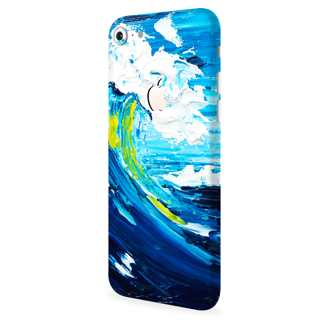 iPhone 8 Kaplama Yağlı Boya Dalgalar