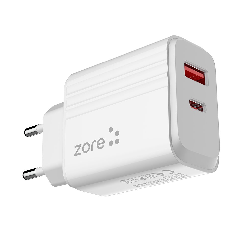 Play Serisi PL08 Type-C to Lightning 2in1 PD Seyahat Şarj Aleti 20W