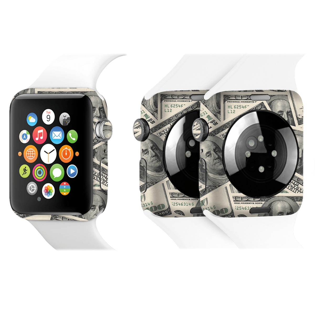 Apple Watch Skin Dollar Pattern