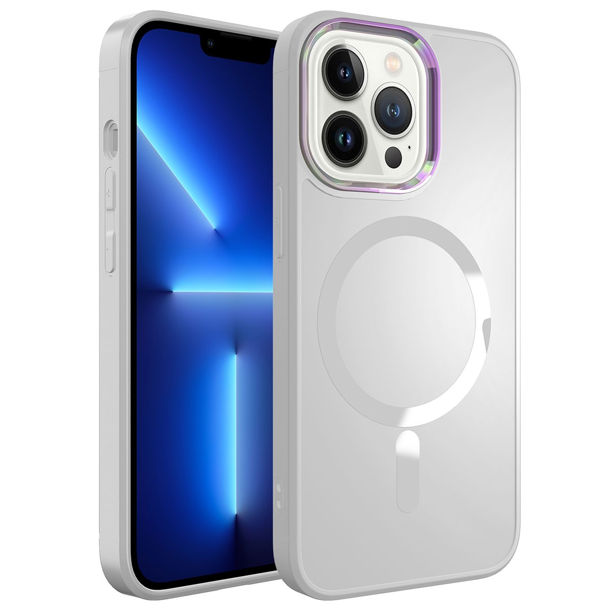 iPhone 13 Pro Kılıf M-safe Wireless Şarj Özellikli Stil