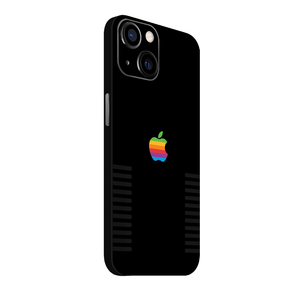 iPhone 15 Kaplama Siyah Retro Apple