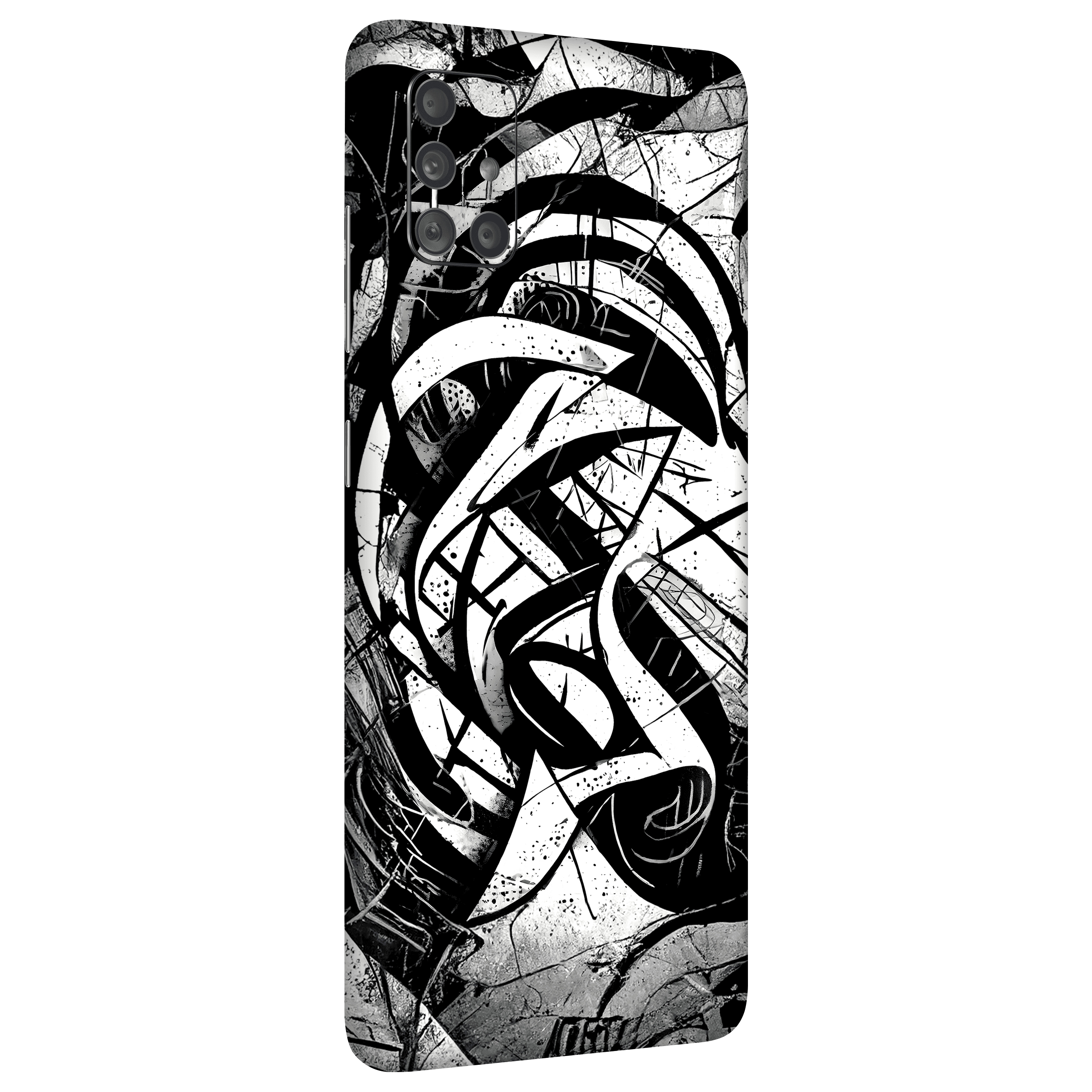 Samsung A51 Kaplama Monochrome Grafiti