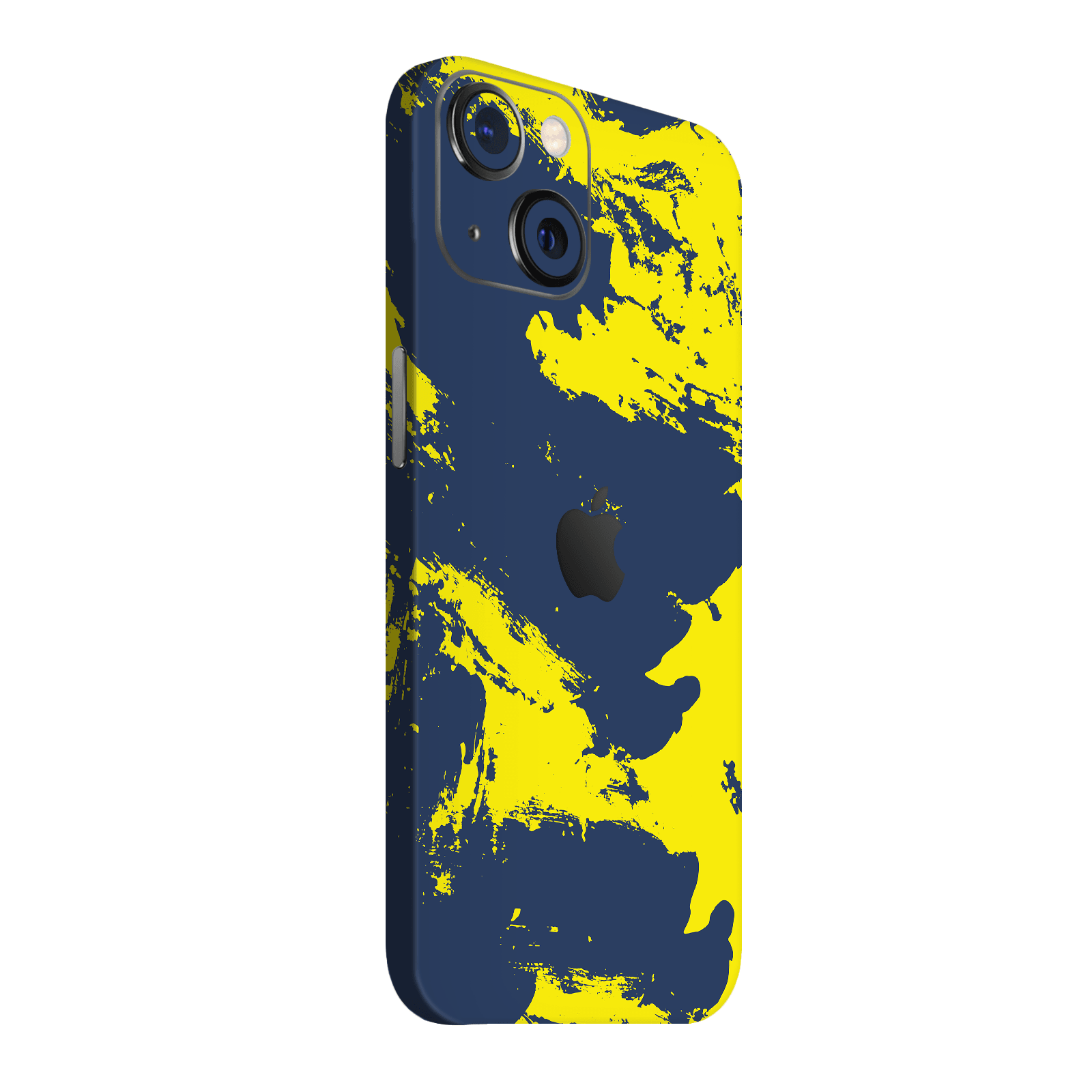 iPhone 15 Kaplama Sarı Lacivert
