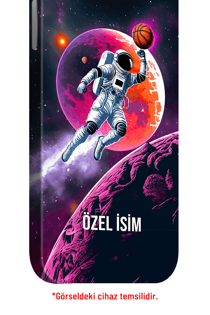 iPhone 8 Plus Kaplama Basketbolcu Astronot