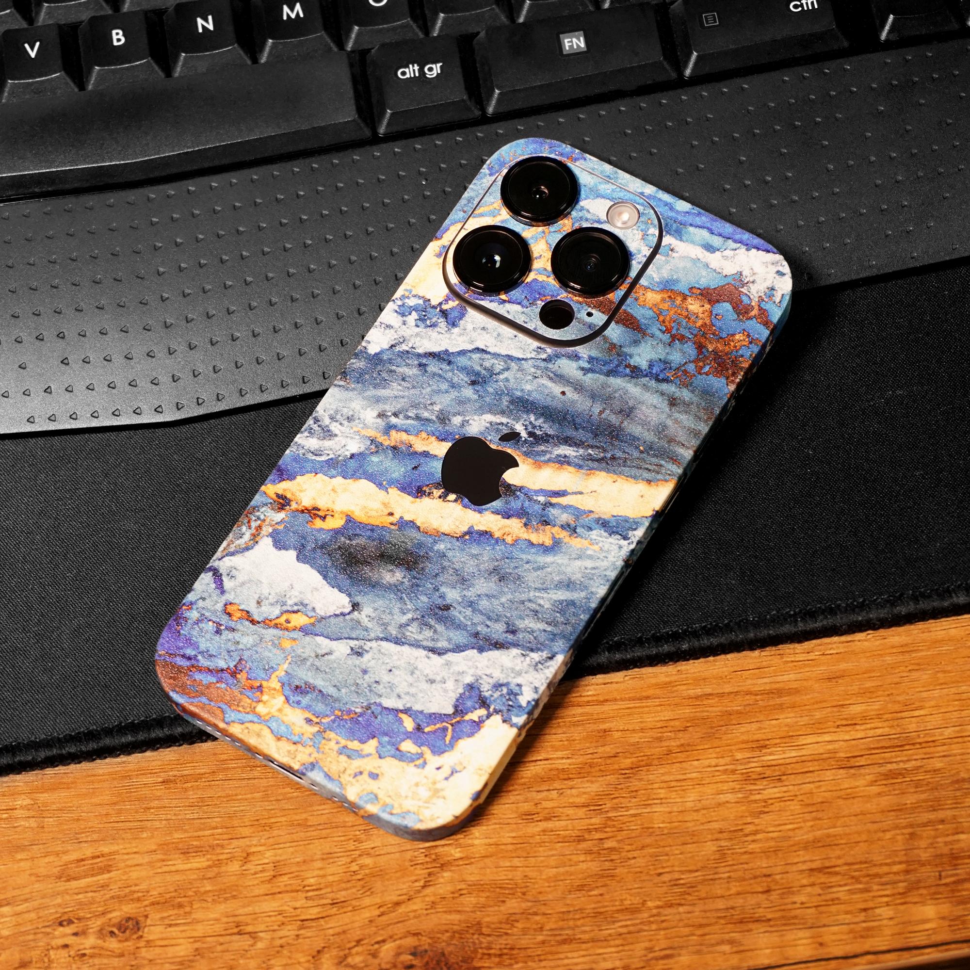 iPhone 15 Plus Kaplama Mistik Mermer