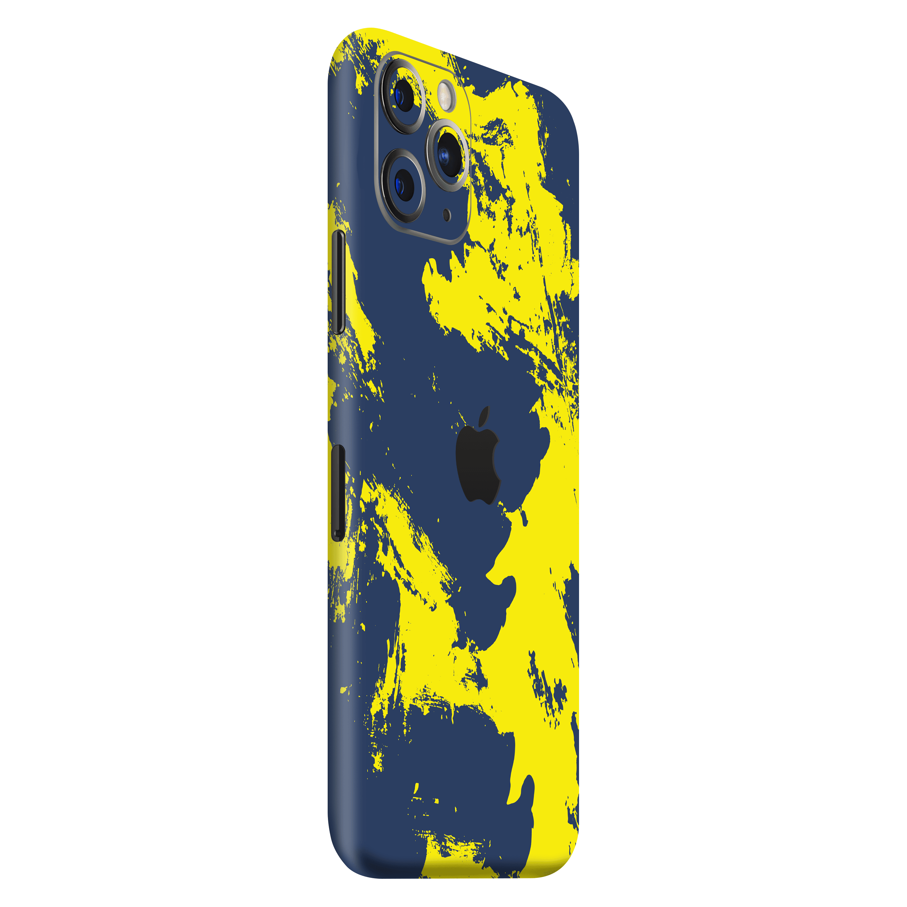 iPhone 11 Pro Max Kaplama Sarı Lacivert