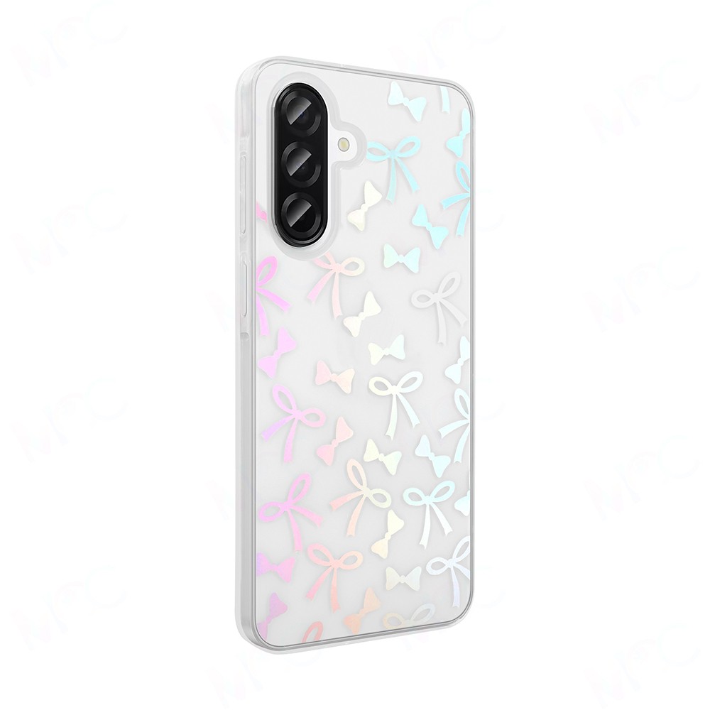 Galaxy A56 Kılıf Şeffaf Figürlü Zore Folk Sert Kapak