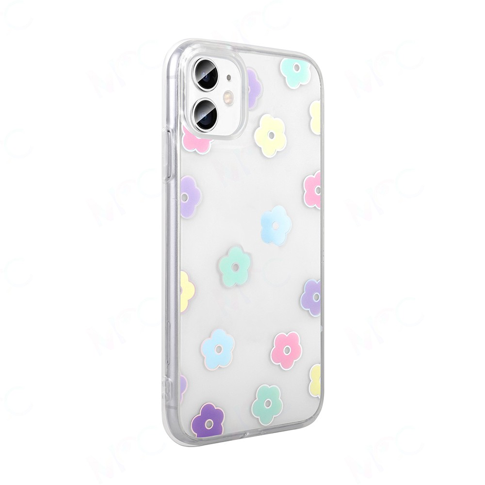 Apple iPhone 11 Kılıf Şeffaf Figürlü Zore Folk Sert Kapak