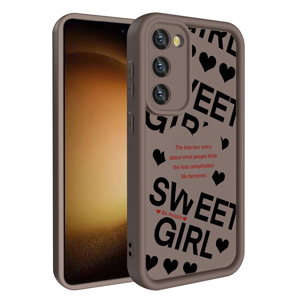 Galaxy S23 Kılıf Kamera Korumalı Baskılı Arka Yüzey Klas