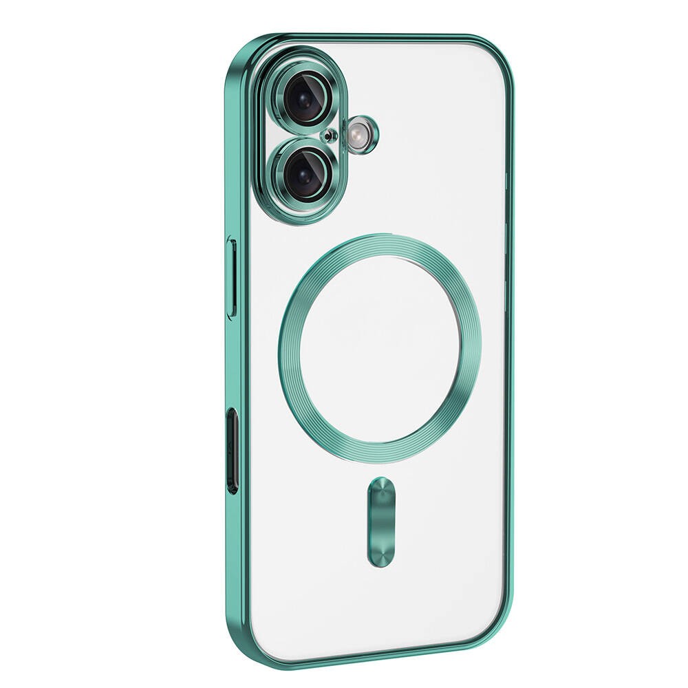 iPhone 16 Plus Kılıf Kamera Korumalı M-safe Wireless Şarj Özellikli Demre