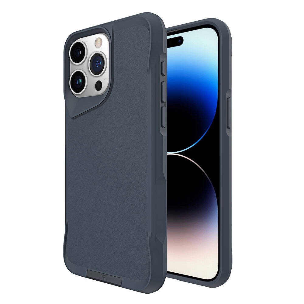 iPhone 15 Pro Max Kılıf Airbag Kenarlı T-Max Mat Standlı