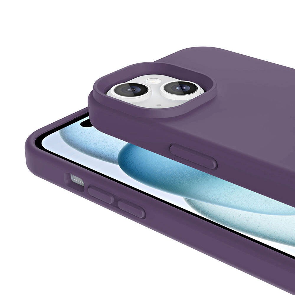 iPhone 13 Kılıf M-safe Şarj Özellikli Sıvı Teknolojili Silinebilir Sert Kivi